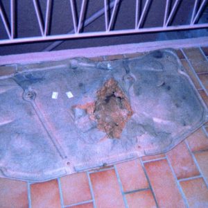 Dégats sur véhicule